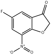 5-Fluoro-7-nitrobenzo[b]furan-3(2H)-one Struktur