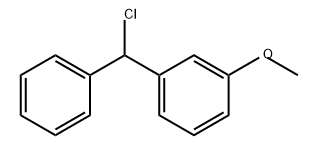 Benzene, 1-(chlorophenylmethyl)-3-methoxy- Struktur