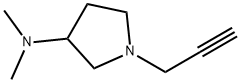 N,N-Dimethyl-1-(prop-2-yn-1-yl)pyrrolidin-3-amine Struktur