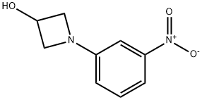 3-Azetidinol, 1-(3-nitrophenyl)- Struktur