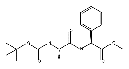 Glycine, N-[(1,1-dimethylethoxy)carbonyl]-L-alanyl-2-phenyl-, methyl ester, (2S)-