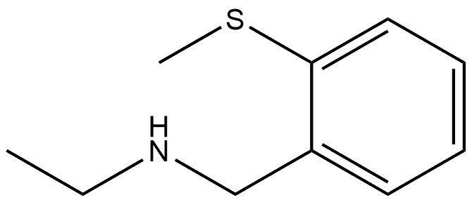 N-ethyl-1-(2-(methylthio)phenyl)methanamine Struktur