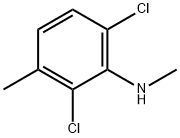 Benzenamine, 2,6-dichloro-N,3-dimethyl- Struktur