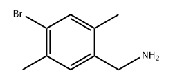 Benzenemethanamine, 4-bromo-2,5-dimethyl- Struktur