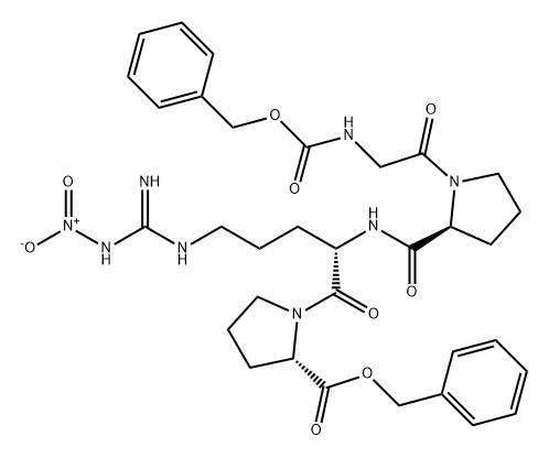 L-Proline, 1-[N5-[imino(nitroamino)methyl]-N2-[1-[N-[(phenylmethoxy)carbonyl]glycyl]-L-prolyl]-L-ornithyl]-, phenylmethyl ester (9CI)