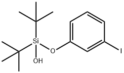 Silanol, 1,1-bis(1,1-dimethylethyl)-1-(3-iodophenoxy)- Struktur