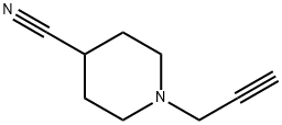 4-Piperidinecarbonitrile, 1-(2-propyn-1-yl)- Struktur