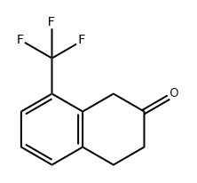 2(1H)-Naphthalenone, 3,4-dihydro-8-(trifluoromethyl)- Struktur