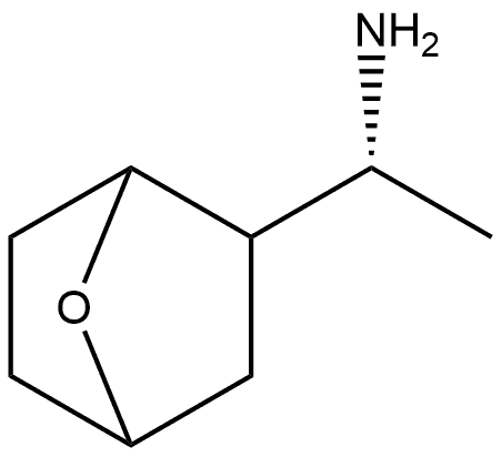 7-Oxabicyclo[2.2.1]heptane-2-methanamine, α-methyl-, (αR)- Struktur