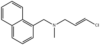 (E)-N-(3-CHLOROALLYL)-N-METHYL-N-(NAPHTALIN-1-YL-METHYL)-AMINE Struktur