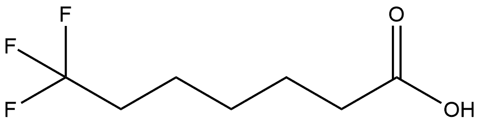 Heptanoic acid, 7,7,7-trifluoro- Struktur