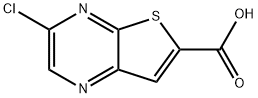 Thieno[2,3-b]pyrazine-6-carboxylic acid, 3-chloro- Struktur