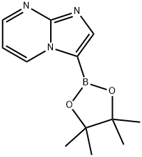 Imidazo[1,2-a]pyrimidine, 3-(4,4,5,5-tetramethyl-1,3,2-dioxaborolan-2-yl)- Struktur