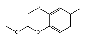 Benzene, 4-iodo-2-methoxy-1-(methoxymethoxy)- Struktur