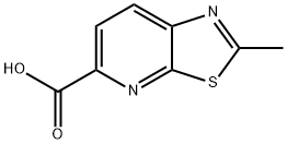 2-Methylthiazolo[5,4-b]pyridine-5-carboxylic acid Struktur