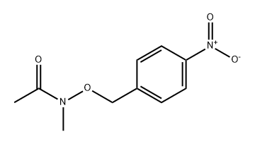 Acetamide, N-methyl-N-[(4-nitrophenyl)methoxy]- Struktur