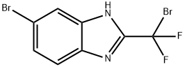 5-Bromo-2-[bromo(difluoro)methyl]-1H-benzimidazole Struktur