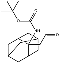 Boc-NH-adamantyl-AcCHO Struktur