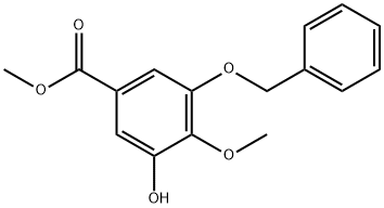 Benzoic acid, 3-hydroxy-4-methoxy-5-(phenylmethoxy)-, methyl ester