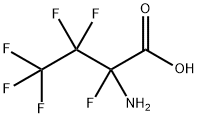 2-Aminohexafluorobutanoic acid Struktur