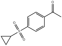 1-(4-(cyclopropylsulfonyl)phenyl)ethanone Struktur