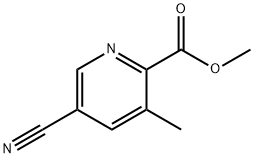 methyl 5-cyano-3-methylpicolinate Struktur