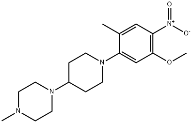 Piperazine, 1-[1-(5-methoxy-2-methyl-4-nitrophenyl)-4-piperidinyl]-4-methyl-