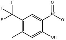 Phenol, 5-?methyl-?2-?nitro-?4-?(trifluoromethyl)?- Struktur