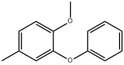 Benzene, 1-methoxy-4-methyl-2-phenoxy- Struktur