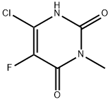 2,4(1H,3H)-Pyrimidinedione, 6-chloro-5-fluoro-3-methyl-