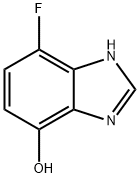 1H-Benzimidazol-4-ol, 7-fluoro- Struktur