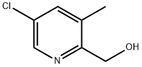 2-Pyridinemethanol, 5-chloro-3-methyl- Struktur