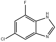 6-Chloro-4-fluoro-1H-benzimidazole Struktur