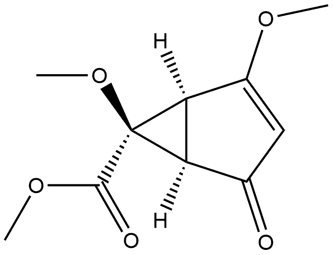 Bicyclo[3.1.0]hex-2-ene-6-carboxylic acid, 2,6-dimethoxy-4-oxo-, methyl ester, [1R-(1α,5α,6β)]- (9CI)