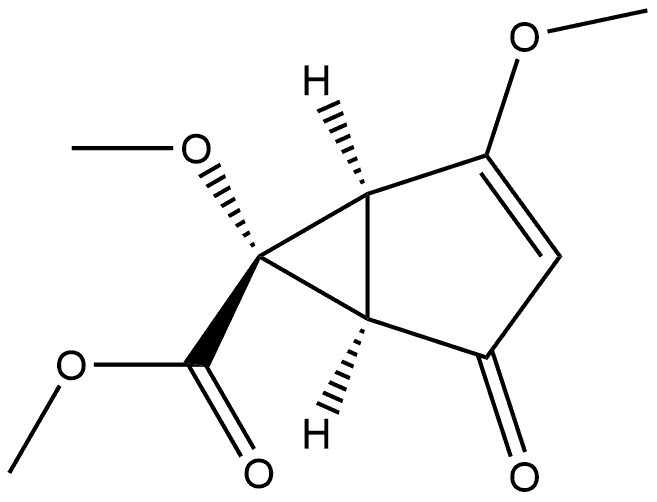 Bicyclo[3.1.0]hex-2-ene-6-carboxylic acid, 2,6-dimethoxy-4-oxo-, methyl ester, [1R-(1α,5α,6α)]-