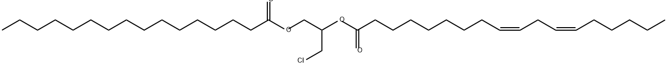 1-Palmitoyl-2-linoleoyl-3-chloropropanediol Struktur