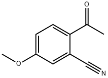 2'-Cyano-4'-methoxyacetophenone Struktur