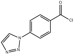 Benzoyl chloride, 4-(1H-1,2,3-triazol-1-yl)- Struktur