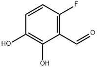 6-Fluoro-2,3-dihydroxybenzaldehyde Struktur