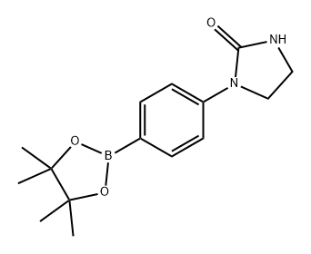 2-Imidazolidinone, 1-[4-(4,4,5,5-tetramethyl-1,3,2-dioxaborolan-2-yl)phenyl]- Struktur