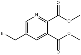 Dimethyl 3-Bromomethylpyridine-5,6-dicarboxylate Struktur