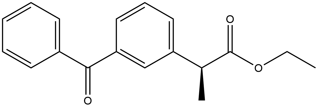 Dexketoprofen Ethyl Ester Struktur