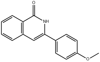 1(2H)-Isoquinolinone, 3-(4-methoxyphenyl)- Struktur