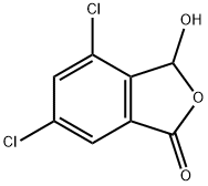 1(3H)-Isobenzofuranone, 4,6-dichloro-3-hydroxy- Struktur