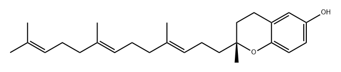 2H-1-Benzopyran-6-ol, 3,4-dihydro-2-methyl-2-[(3E,7E)-4,8,12-trimethyl-3,7,11-tridecatrien-1-yl]-, (2R)-|化合物 T31585