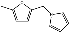 1H-Pyrrole, 1-[(5-methyl-2-furanyl)methyl]- Struktur