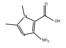 1H-Imidazole-5-carboxylic acid, 4-amino-1,2-dimethyl- Struktur