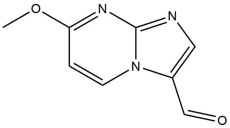 7-methoxyimidazo[1,2-a]pyrimidine-3-carbaldehyde Struktur