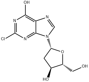 Inosine, 2-chloro-2'-deoxy- Struktur