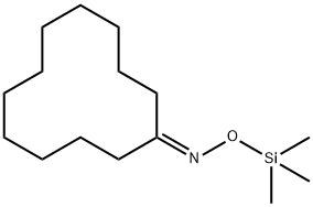 Cyclododecanone O-(trimethylsilyl)oxime Struktur